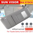 <!--F#f_0-->Sun Visor Shade Right Driver Side For Toyota Camry Aurion 2007-2011 w/o Sunroof<!--F/-->
