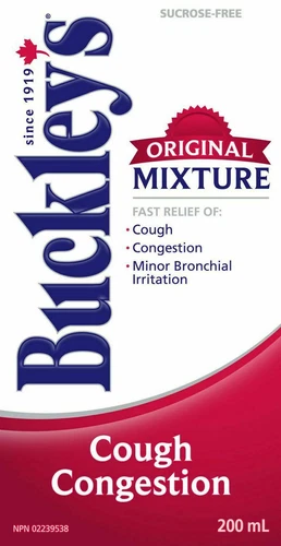 2 PACK Buckley's Original Mixture Cough &Congestion Syrup 200ml EACH Large Size