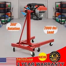 2000 lbs Folding Engine Stand Foldable Rotating Engine Holder Heavy Duty 360°