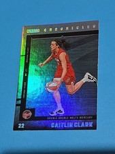 💎 Rare 2025 Caitlin Clark Panini SILVER Holo Chronicled Card #22 HAWKS FEVER 💎