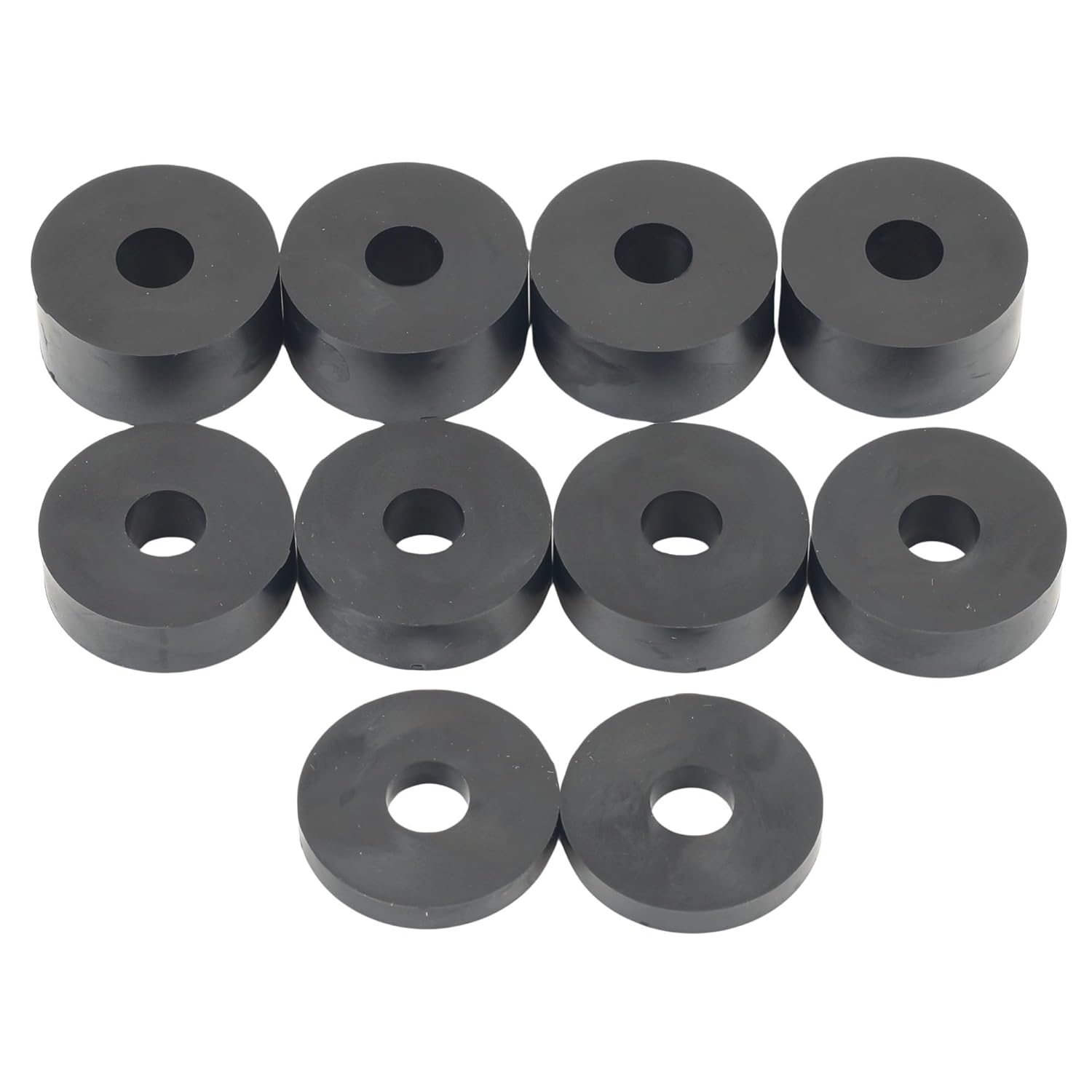 Hawkeng 10Mm (M10) Rubber Spacers Standoff Washers (10 Pack) 4 X 15Mm, 4 X 10Mm,