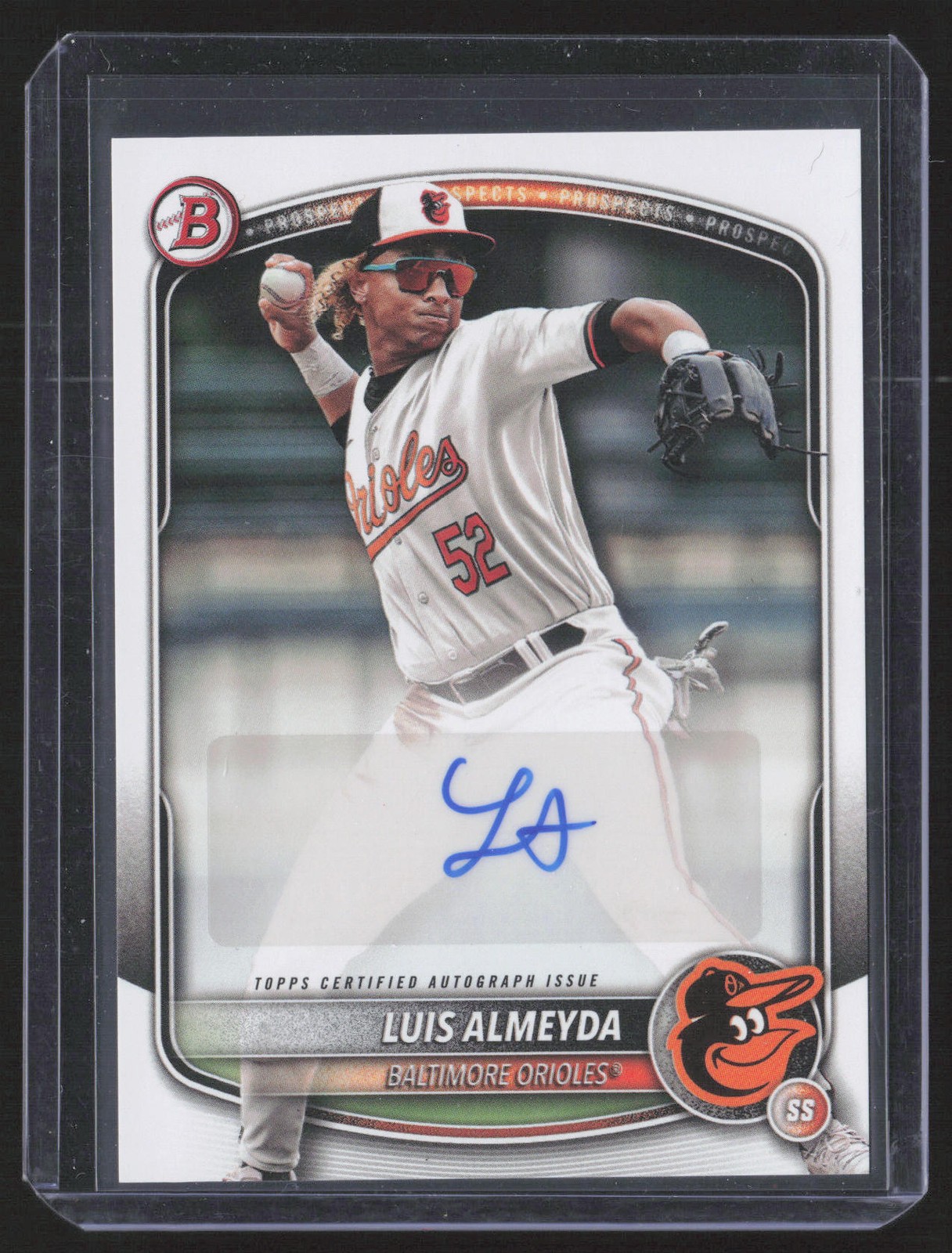 Luis Almeyda 2025 Bowman Prospect Autographs #BPA-LA AU