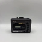 Vintage SONY WALKMAN WM-FX45 AM/FM Cassette Player, Clock Tested & Working