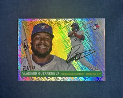 2025 Topps Chrome Platinum Vladimir Guerrero Jr. /499 Toronto Blue Jays