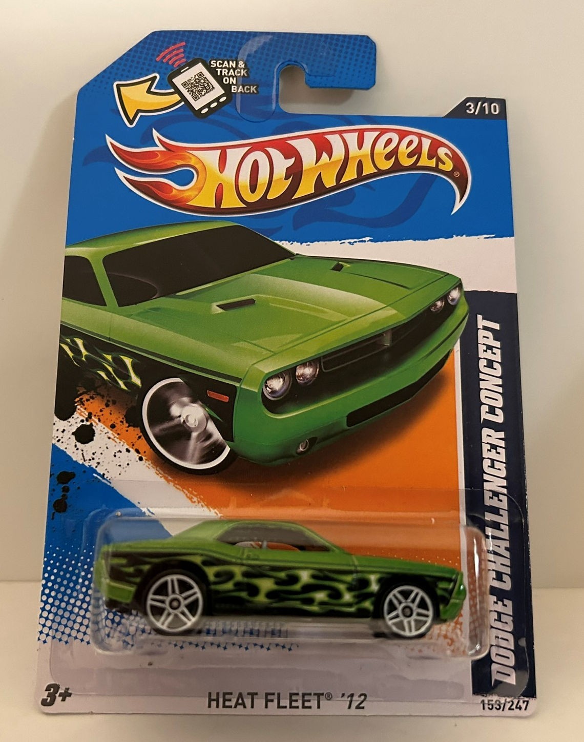 Hot Wheels Dodge Challenger Concept 2012 Heat Fleet