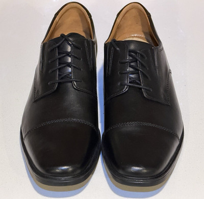 Clarks Black Leather Cap-Toe Derby Oxford Clarks Men main image 2