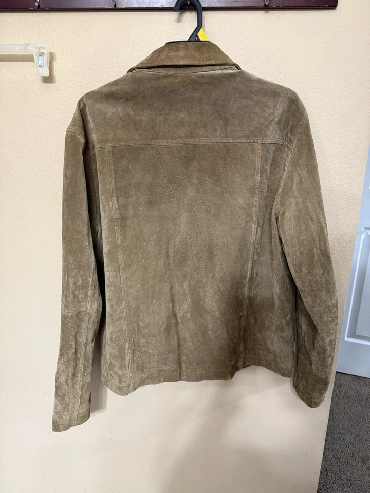 Men’s Claiborne Suede Jacket XL - Image 2 of 4
