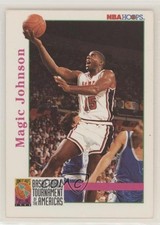 1992-93 NBA Hoops Magic Johnson #340 HOF 0c4