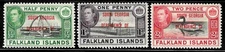 Falklands Stamps 1944 SC# 3L1-3L3 South Georgia Dependency of Falkland Islands