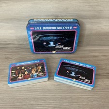 Star Trek: The Next Generation - Playing Cards in Tin Box (by Enesco) 1992. 
