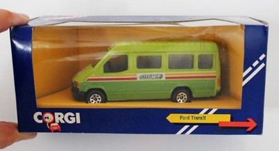 Corgi C676/2 Ford Transit Minibus. Swt Stadt Mini. Verpackt, Nie Tootsie With.