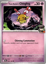 Team Rocket's Chingling 085/182 Destined Rivals Common