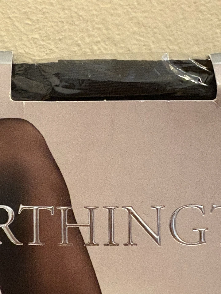 Top de encaje Worthington hasta los muslos pierna muy transparente punta invisible NEGRO talla 4 NUEVO Foto 2 de 4