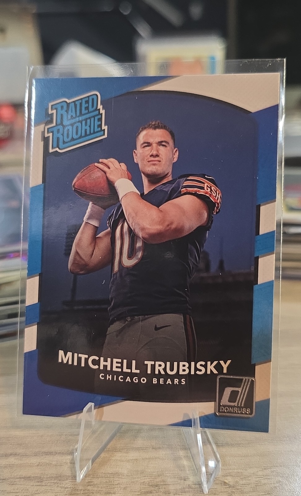 2017 Panini Donruss - Rated Rookie Mitchell Trubisky #328 (RC)