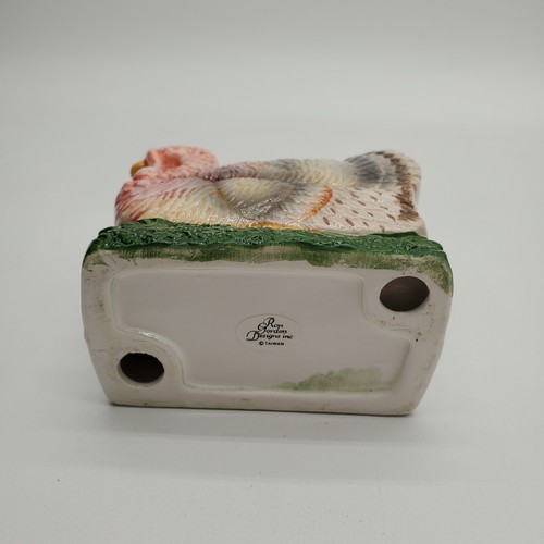 Vintage Ron Gordon Ceramic Turkey Napkin Holder - Picture 7 of 7