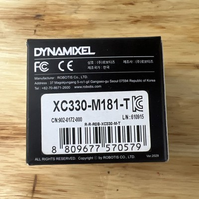 ROBOTIS DYNAMIXEL XC330-M181-T Smart Servo Motor   New in Box