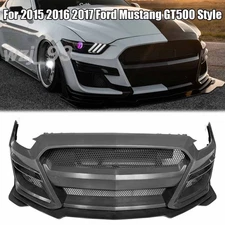 Upgrade Front Bumper Kit For 2015-2017 Ford Mustang Facelift GT500 Shebly Style