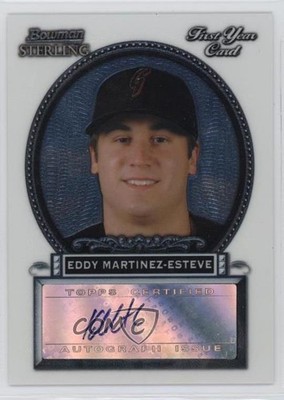 2005 Bowman Sterling Eddy Martinez-Esteve #BS-EM Rookie Auto RC 1e5k
