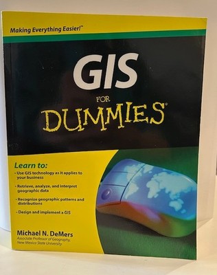 GIS For Dummies Michael N DeMers Paperback Like New