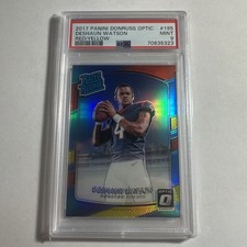 2017 DONRUSS OPTIC RED YELLOW RATED RC DESHAUN WATSON #195 PSA 9
