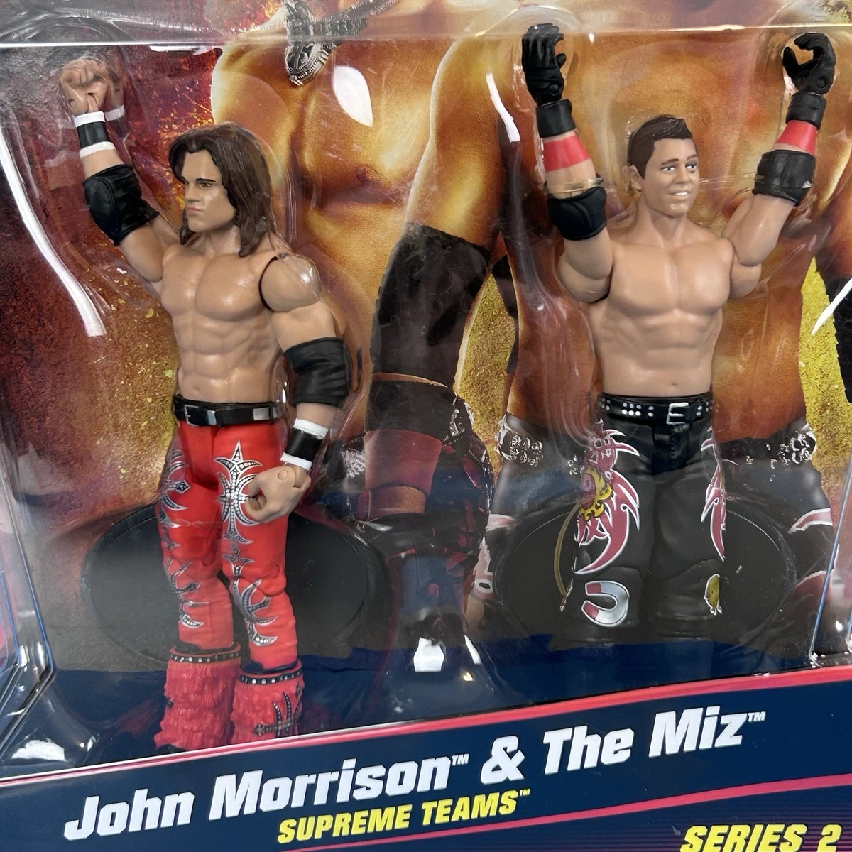 WWE Mattel John Morrison & The Miz Supreme Teams 2010 Figures 2