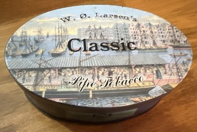 W.O. Larsen's Classic Pipe Tobacco Tin
