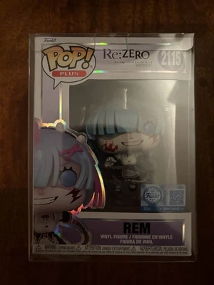 Funko Pop! Plus: Re:Zero - Rem w/ Morningstar #2115 Funko Exclusive w/ Protector
