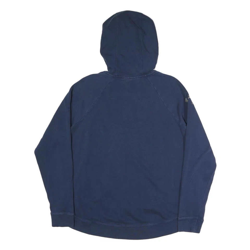 UNDER ARMOUR Sudadera Capucha Mujer Azul Mezcla Algodón XL Camuflaje Pullover - Imagen 3 de 4