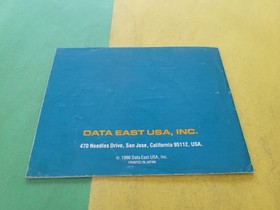 Karate Champ Nintendo NES Manual Only ~ Instruction Booklet