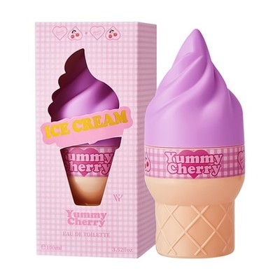Women's Fragrances 100ML Fruity Scents Body Mist Ice-cream Shaped Perfume 