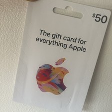 $50 Apple Gift Card - App Store, Itunes, Ipho...