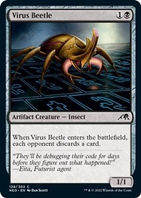 Virus Beetle [Kamigawa: Neon Dynasty] NM - Magic
