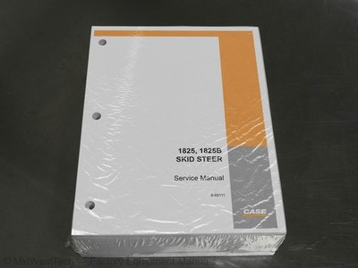 Case 1825, 1825B Skid Steer Service Manual Repair Shop Book | eBay