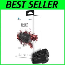 Over-Ear Waterproof Bluetooth Motorcycle Headset - Dual Pack with Touch Control