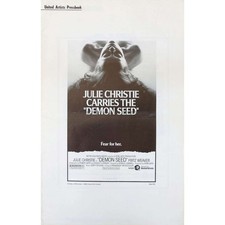 DEMON SEED US Pressbook  11x17 - 1977 - Donald Cammel, Julie Christie