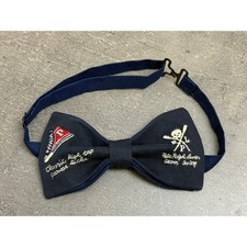 NEW Mens Custom Bow tie Secret Society Navy Blue Pre Tied Adjustable Gift