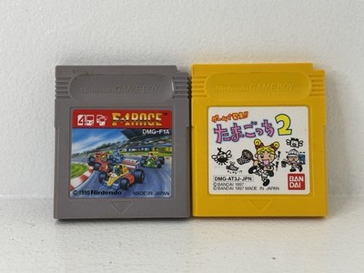 Nintendo Game Boy F-1 Race + Tamagotchi 2 Japan Import Lot OEM Preowned
