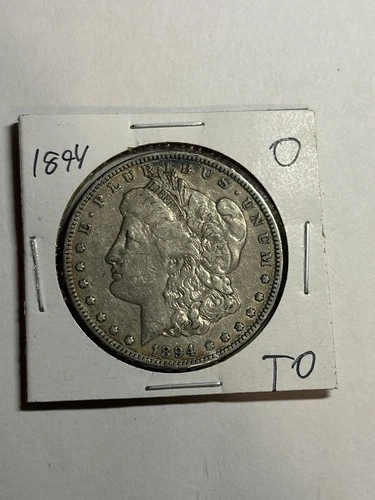 1894 O Morgan Silver Dollar XF Details Tougher Date