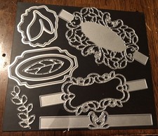 Stampin Up Detail Banded Dies 9 