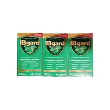 3 Pack- IBgard, Abdominal Comfort 48 Capsules. Exp 11/2026+