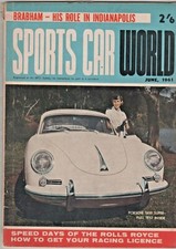 Sports Car World 1961 Jun Porsche Super 1600 Lynx Ferrari Mercedes 300SL