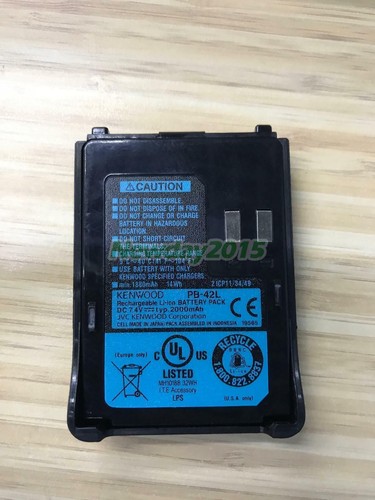 1PC Battery PB-42L 2000mAh for KENWOOD TH-F6 TH-F6A TH-F6E TH-F7 TH-F7A  New - Afbeelding 1 van 2