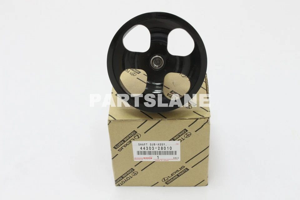 Eje de bomba de dirección asistida con polea Toyota Camry Sienna RX350 OEM 44303-28010 Foto 2 de 3