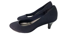 Coach And Four Jackie Classic Pumps Heels Navy Shoes Womens Size 6