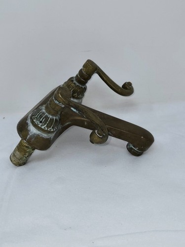 VINTAGE SOLID BRASS FORGED SAVOY BATHROOM SINK FAUCET - Picture 3 of 7
