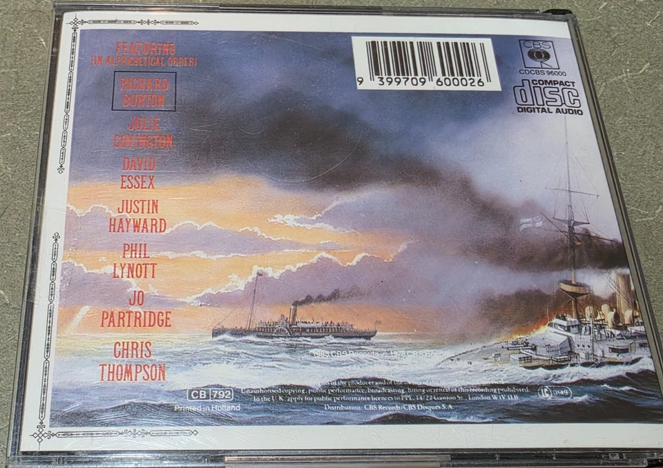 JEFF WAYNE'S - WAR OF THE WORLDS - FATBOX 2 CD SET inc LIEBRAND REMIX - image 2 of 2