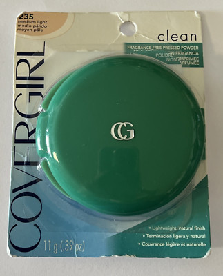 Covergirl Clean Fragrance-Free Pressed Powder, 235 Medium Light