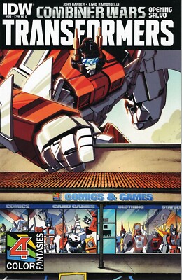 Transformers #39 (2015) IDW 4 Color Fantasies Store Exclusive Variant