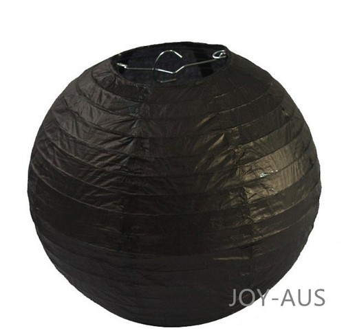 24x black paper lanterns engagement wedding birthday party events bar decoration - Picture 2 of 3