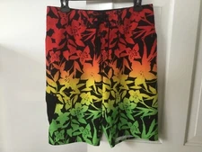 HANG TEN Surf Swim Trunks Board Shorts Mens 30" Surfing,Waves-Ships Same Day